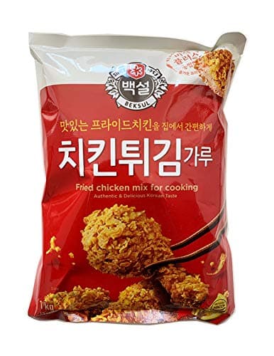 Korean Beksul Authentic and Delicious Korean Flavour Crispy Fried Chicken Mix 1kg (Pack of 1)