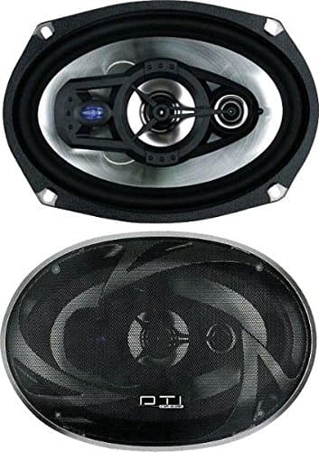 DTI Car Audio DS693SI 6 x 9 Inches 3-way LED Car Speaker System
