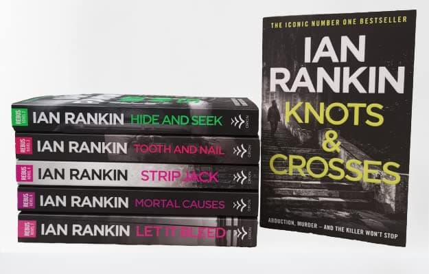 Adult Fiction Ian Rankin a Rebus Novel Series Collection 6 Books Knots & Crosses Hide & seek Tooth & Nail Strip Jack Mortal Causes Let it Bleed Paperback