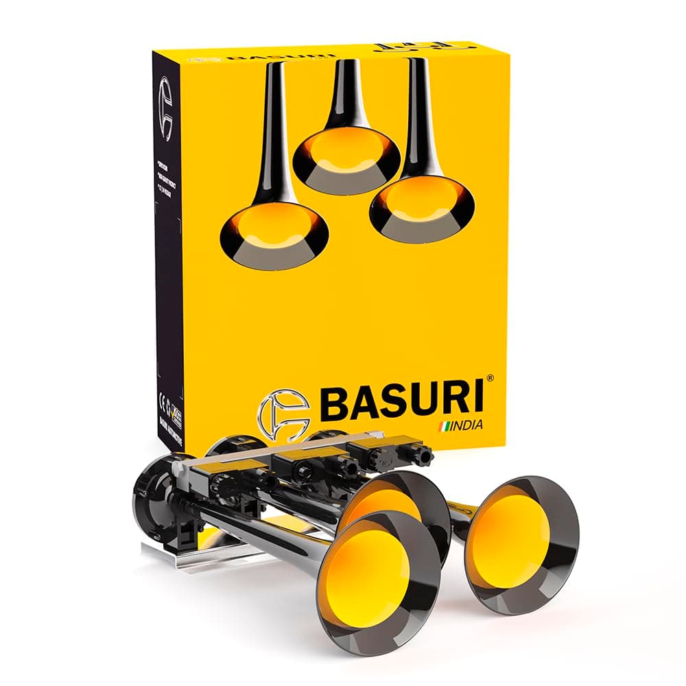 Basuri Air Horn 20 Tones for Bus, Truck and Heavy Duty Vehicles Only
