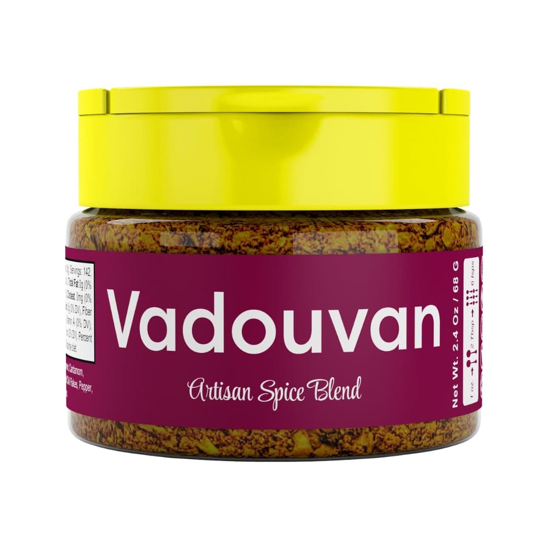 USimplySeason Vadouvan Curry (2.4 oz) - French Indian Fusion Seasoning Spice Blend for Meat Rubs and Soups - Vegan, Non-GMO, No Salt, Made in USA