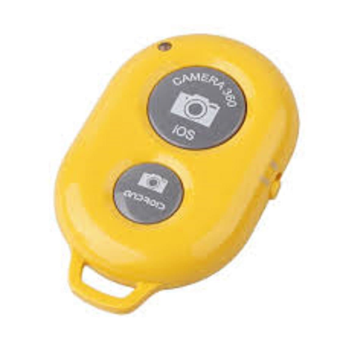 Bluetooth Remote Control Self-timer Wireless Camera Shutter release for Apple iPhone iPad iPad Mini iPad Air iPod Samsung Galaxy Note 3 2 HTC (Yellow)