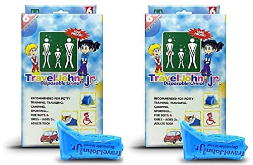 Travel John 12 Bags of Junior Disposable Urinal Bags