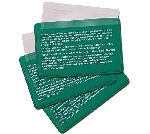Best Glide ASE Credit Card Size Fresnel Lens Fire Starter and Magnifier Lenses (6 Pack Green)