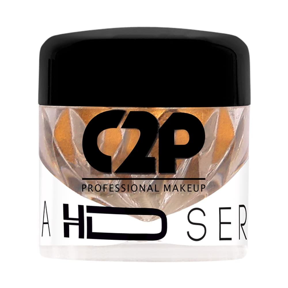 C2P Pro Eyeshadow Pigment for Eye Makeup - 2g | Long-Lasting and Highly Pigmented Loose Precious Pigments with Metallic Effect | Cosmetics For Women and Girls (Mind Blowing 102, 02 Gram)