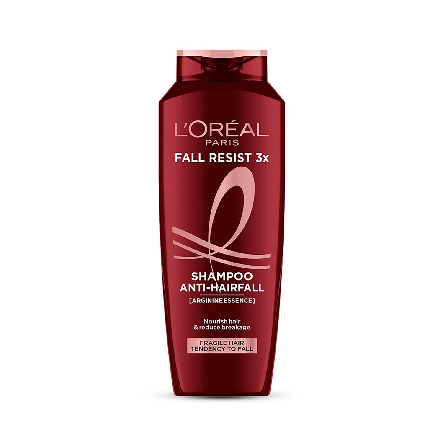 L'Oreal Paris Anti-Hair Fall Shampoo, Reinforcing & Nourishing for Hair Growth, For Thinning & Hair Loss, With Arginine Essence and Salicylic Acid, Fall Resist 3X, 340ml