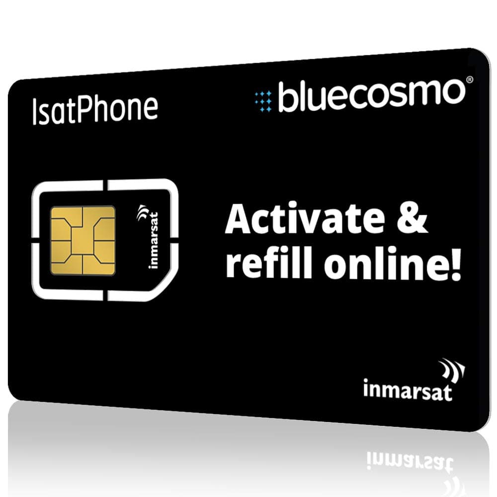IsatPhone SIM Card - Global Satellite Phone Service - Inmarsat IsatPhone Pro & IsatPhone 2 - No Activation Fees - 24/7 Online Activation & Management