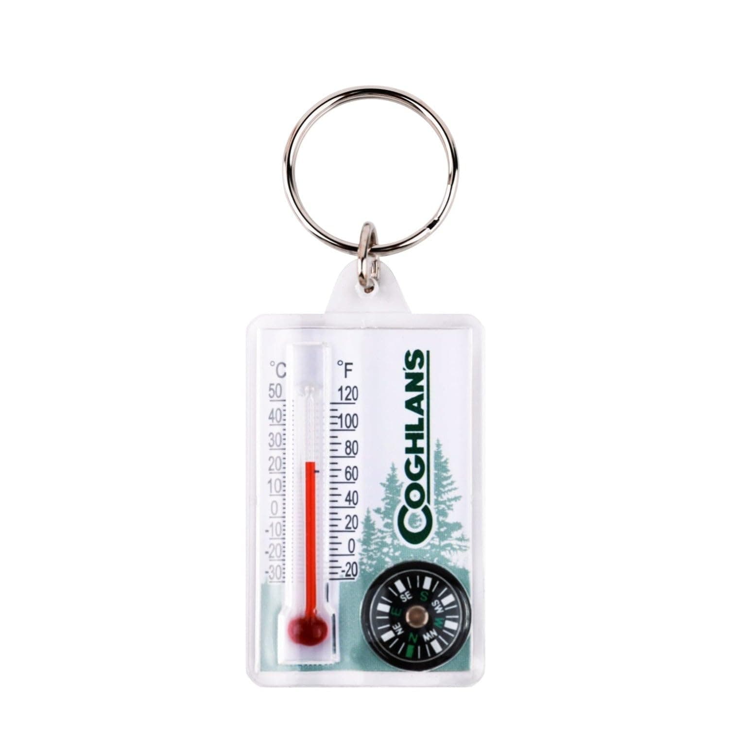 9714 Zipper Pull Thermometer With Compass