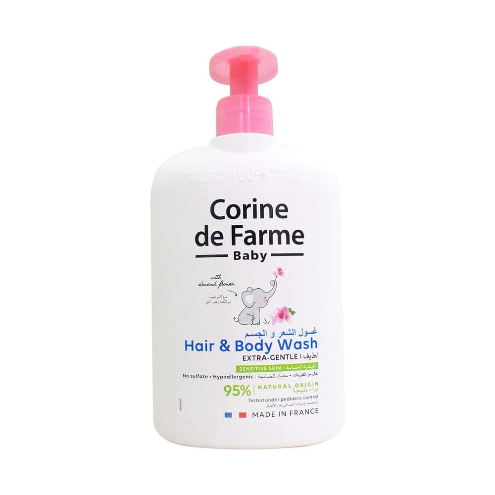 Corine de Farme Baby Hair & Body Wash Extra Gentle, 500Ml