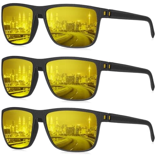 KALIYADI Polarized Sunglasses for Men, Lightweight Sun Glasses with UV Protection for Driving Fishing Golf