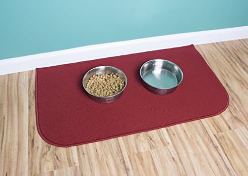 Ritz Accent Rug, Washable, Stain Resistant Kitchen Rug with Latex Backing, Door Mat for Floor, 20"x36", Red
