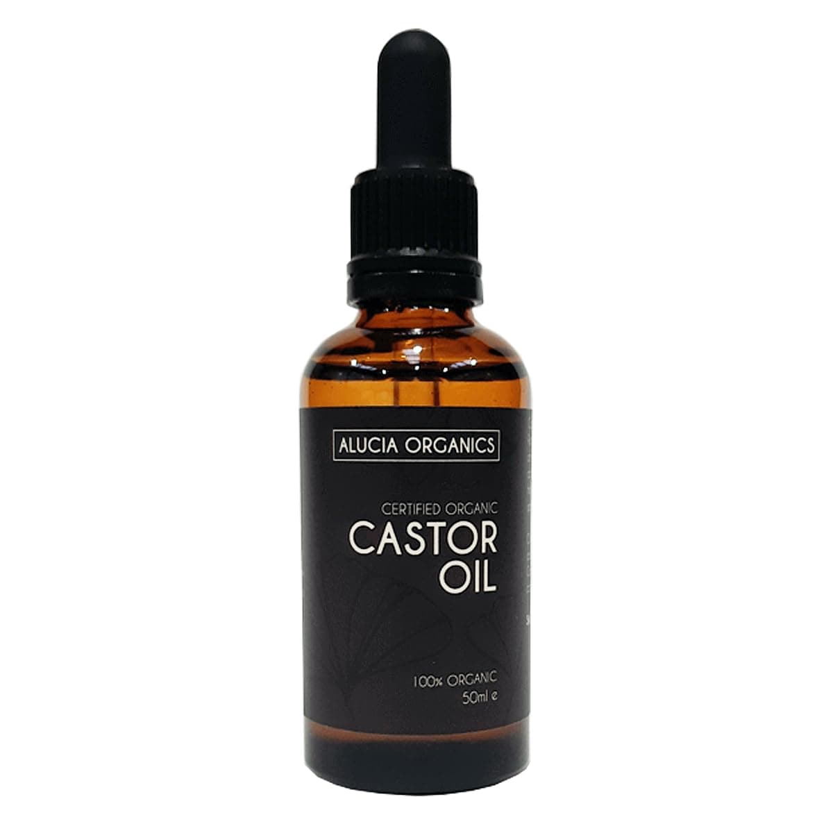 Certified Organic Castor Oil 50ml – 100% Pure for Face, Eyebrows, Eyelashes & Hair – Natural, Cold-Pressed & Unrefined – Vegan & Cruelty-Free