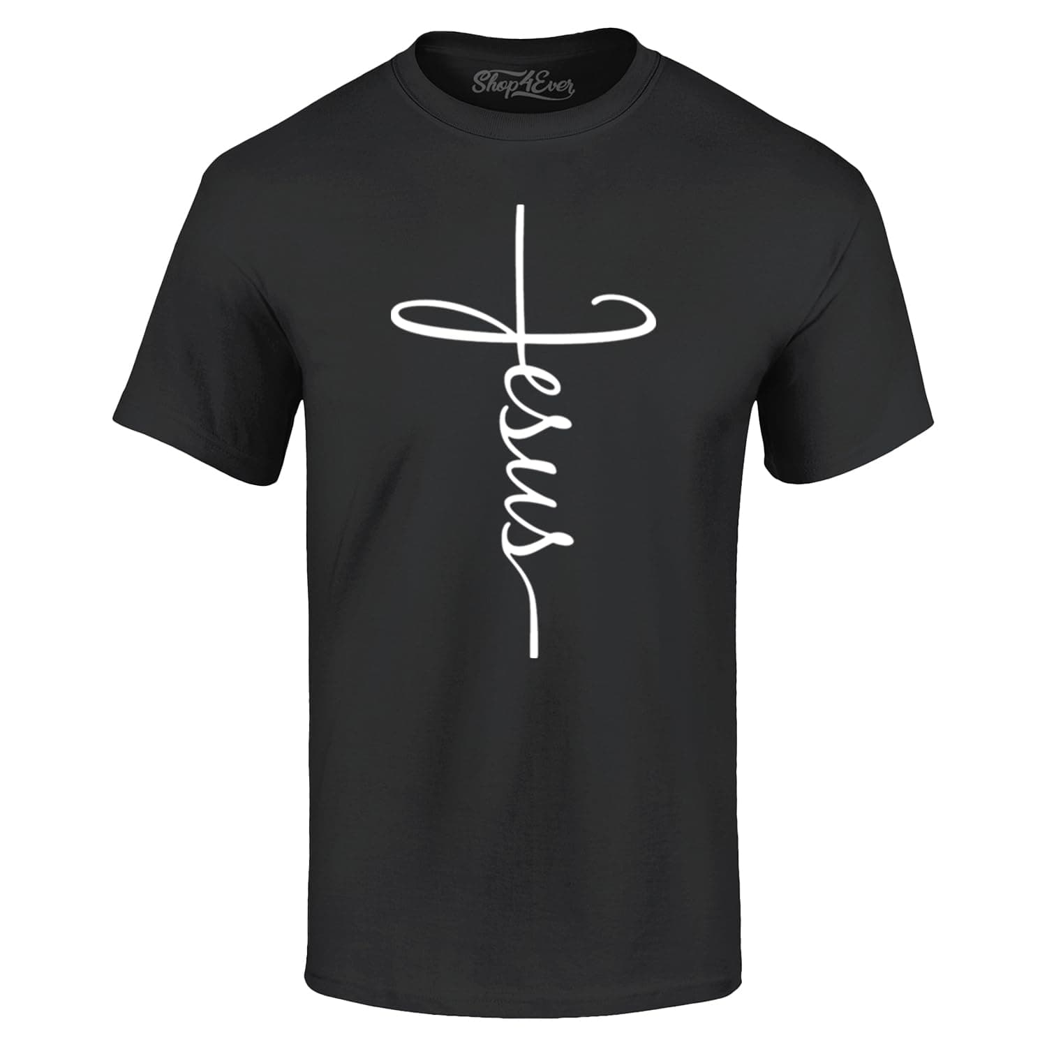Jesus Cross Script T-Shirt