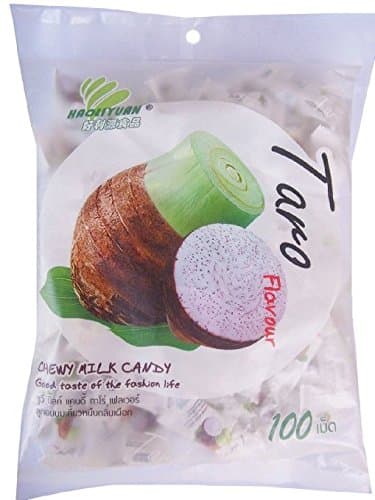 Haoliyuan Taro Flavor Sweet Soft Chewy Milk Candy, 13.4 oz