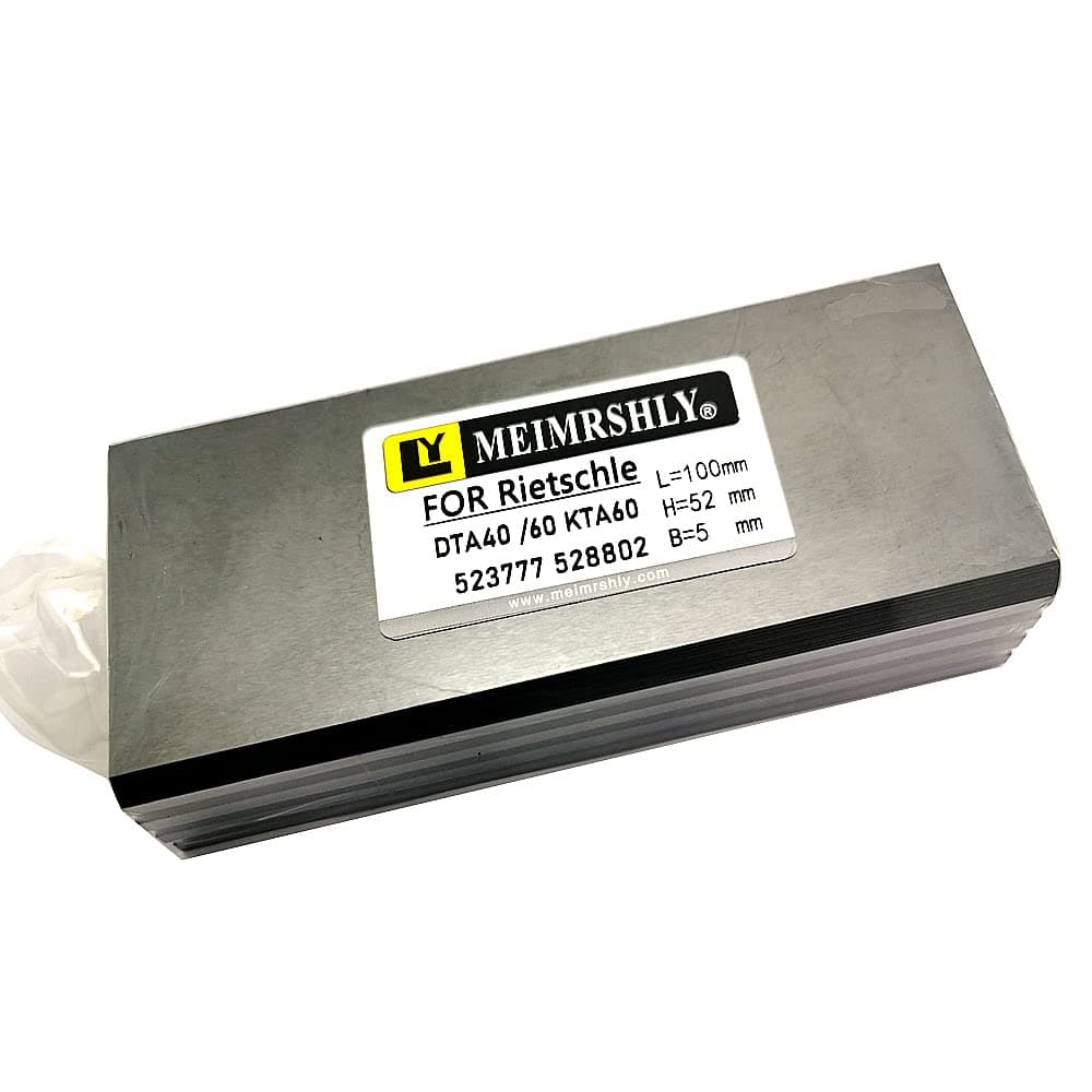 100-52-5mm Carbon Vanes 523777 | 528802 for Rietschle Vacuum Pump DTA40, DTA60, KTA60 (Pack of 6 Pieces)