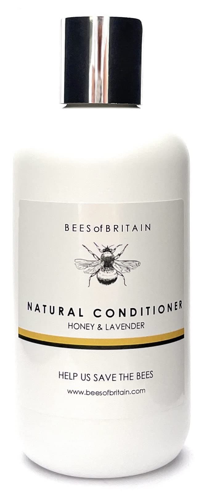 Honey & Lavender Natural Conditioner – with Pure Wildflower Honey – pH 5.5 Scalp-Neutral & Silicone-Free – 250ml