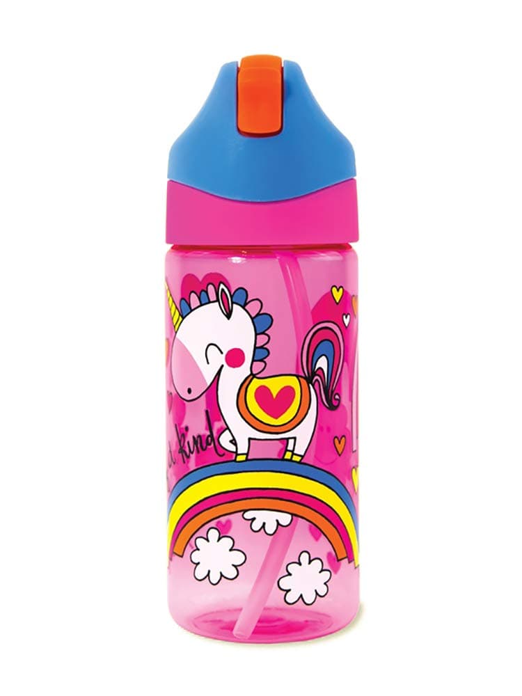Rachel Ellen - Childrens UNICORN Drinks Water Bottle - Kids Drinks School Gym Bike