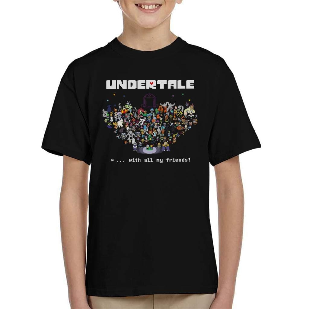 Cloud City 7Undertale with All My Friends Kid's T-Shirt