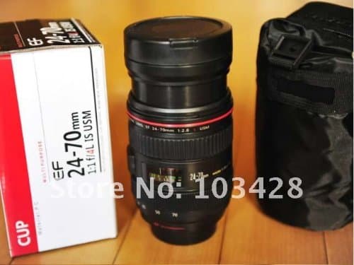 zoomable Lens Mug Ef 24-70mm 1:1f/4l Is Usm Telescopic Lens Coffee Mug Cup(zoom Version)