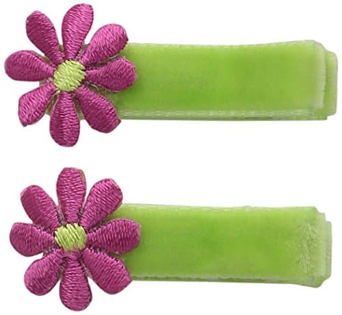 No Slippy Hair Clippy Baby Girls' Sunny Two Pack Clips