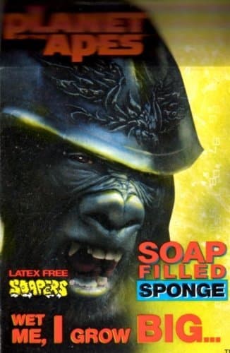 Soap-Filled Refillable Bath Sponge for Kids - Planet of The Apes