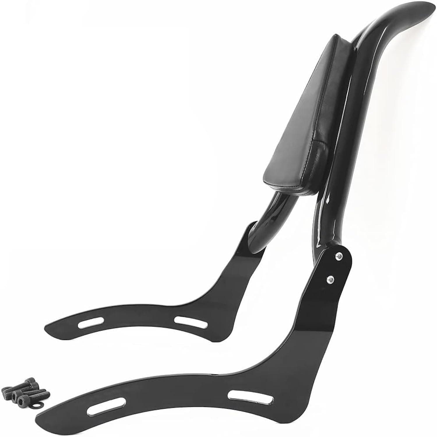 Black Sissy Bar Backrest for Honda Motorcycle Rebel 1100 CMX1100 CM1100 Accessories 2020-2023 2024 2025 2026 Passenger Backrest Rear Pad [24 Inches]