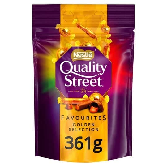 prime life Quality Street Favourites Golden Selection 361g