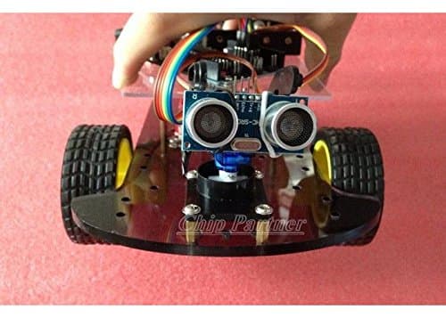 wonderfullshopHC-SR04 Ultrasonic intelligent Car Kit DIY For Arduino + tracking number