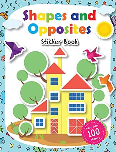 Pegasus Shapes and Opposites Sticker Book for Kids