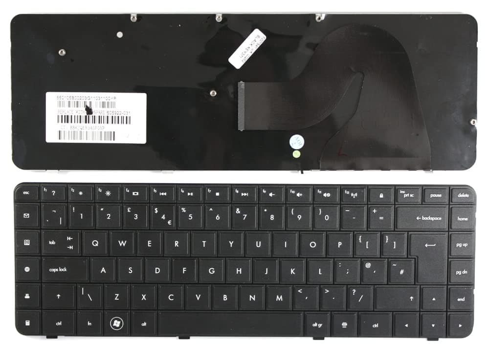 HP G62 Black UK Layout Replacement Laptop Keyboard