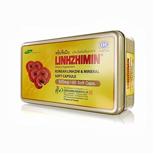 2 Box LINHZHIMIN Dietary Supplement Korean Linhzhi & Mineral Soft Capsule 120 CAPS