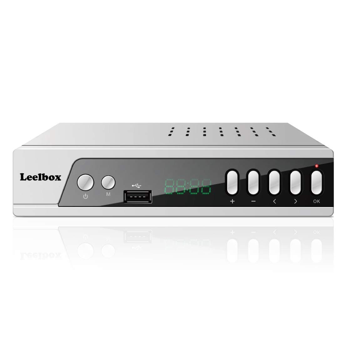 Leelbox S3 ATSC Converter Box for Analog TV, HD 1080P HDTV Set Top Box, Pause Live TV, USB Multimedia Playback, Surface Mount, Plug Mount
