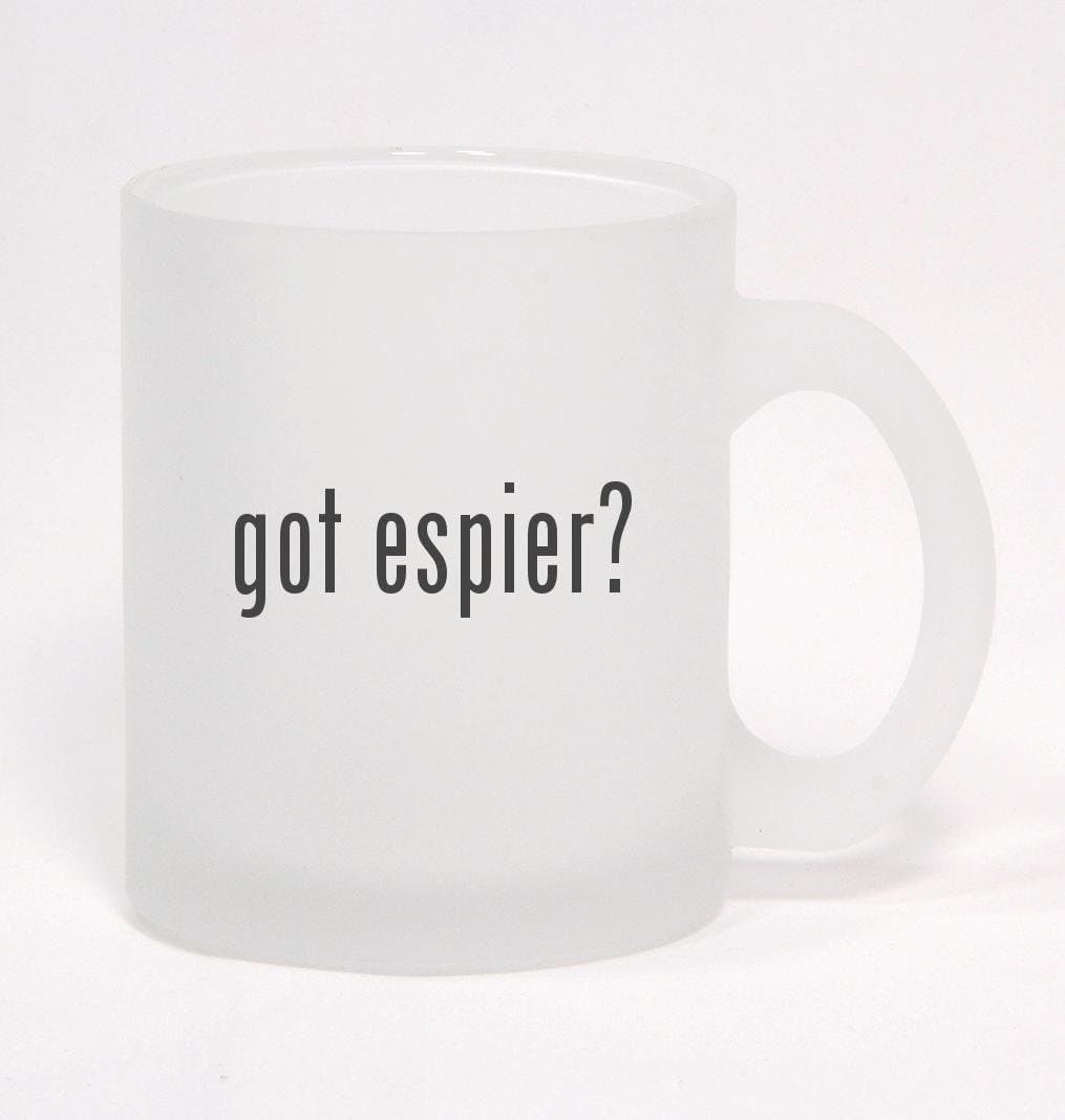 Los Drinkware Hermanos got espier? - Frosted Glass Coffee Mug 10oz