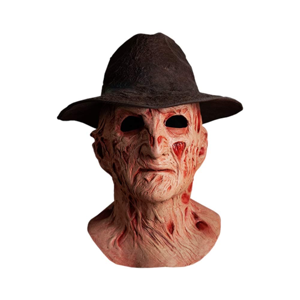 Trick Or Treat Studios A Nightmare on Elm Street 4: The Dream Master Deluxe Latex Mask with Hat Freddy Krueger
