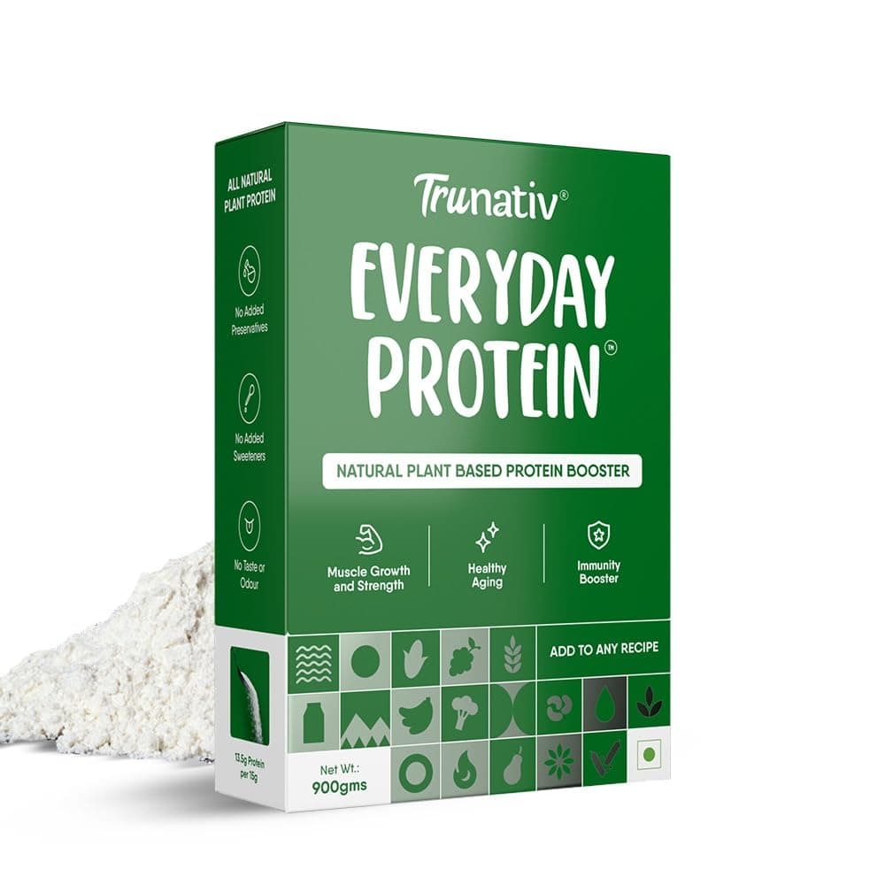 Everyday Plant Protein | 13.5g Protein | Soy, Pea & Brown Rice Protein | Keto Friendly | Family Nutrition | Vegan | Cookable Protein | Cook-Bake-Blend | Add to your Daily Meals l 900g