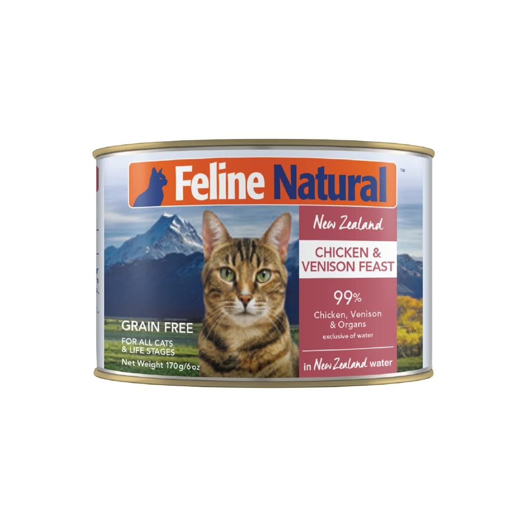 Feline Natural Chicken & Venison Feast Cat Wet Food Can 170g x 3cans
