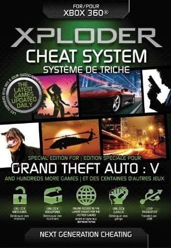 Xploder Cheat System for Xbox 360 - Special Edition for Grand Theft Auto V + 100's More Games