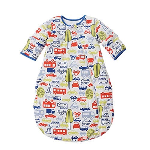 Feidoog Unisex Baby Sleeping Bag - Super Soft Baby Attachable Long Sleeves Winter Wearable Blanket,Blue,12-18M