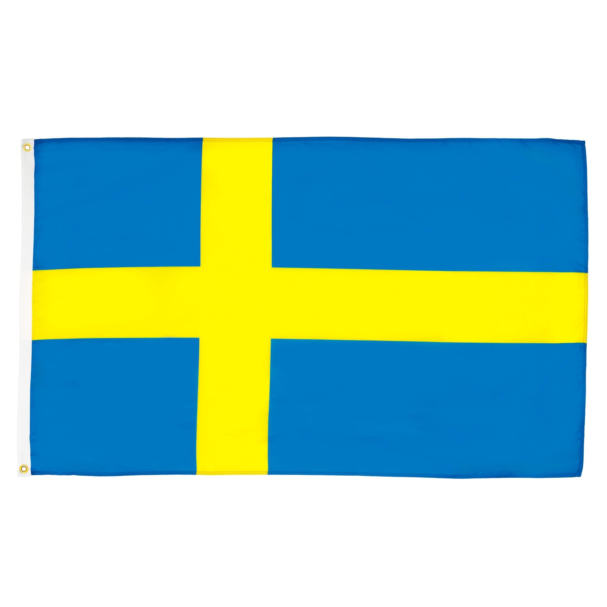 AZ FLAG - Sweden Flag - Large 5x8 Ft - 100D Polyester Swedish Big Banner with Two Metal Grommets - Fade Resistant - Vivid Colors - 5' x 8' Feet - 250x150 Cm