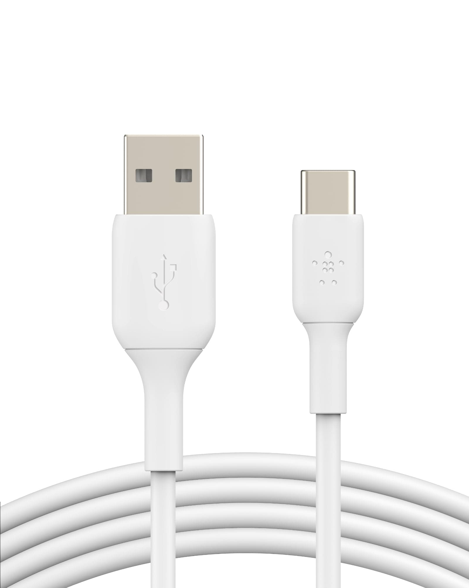 Belkin USB A to USB C Cable, 3.3ft, 15W - Type C Charger, iPhone Charger Cord for iPhone 16 & 15, Galaxy S25, Pixel 9, iPad Pro, Airpods Pro, Switch, CarPlay & More - White