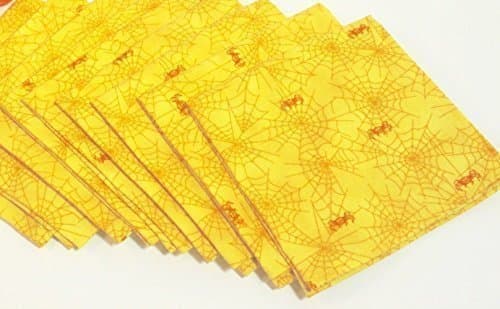 Cloth Halloween Cocktail - Luncheon Napkins - Set of nine