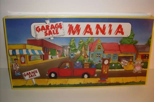 Garage Sale Mania Board Game (1986) by Laupa