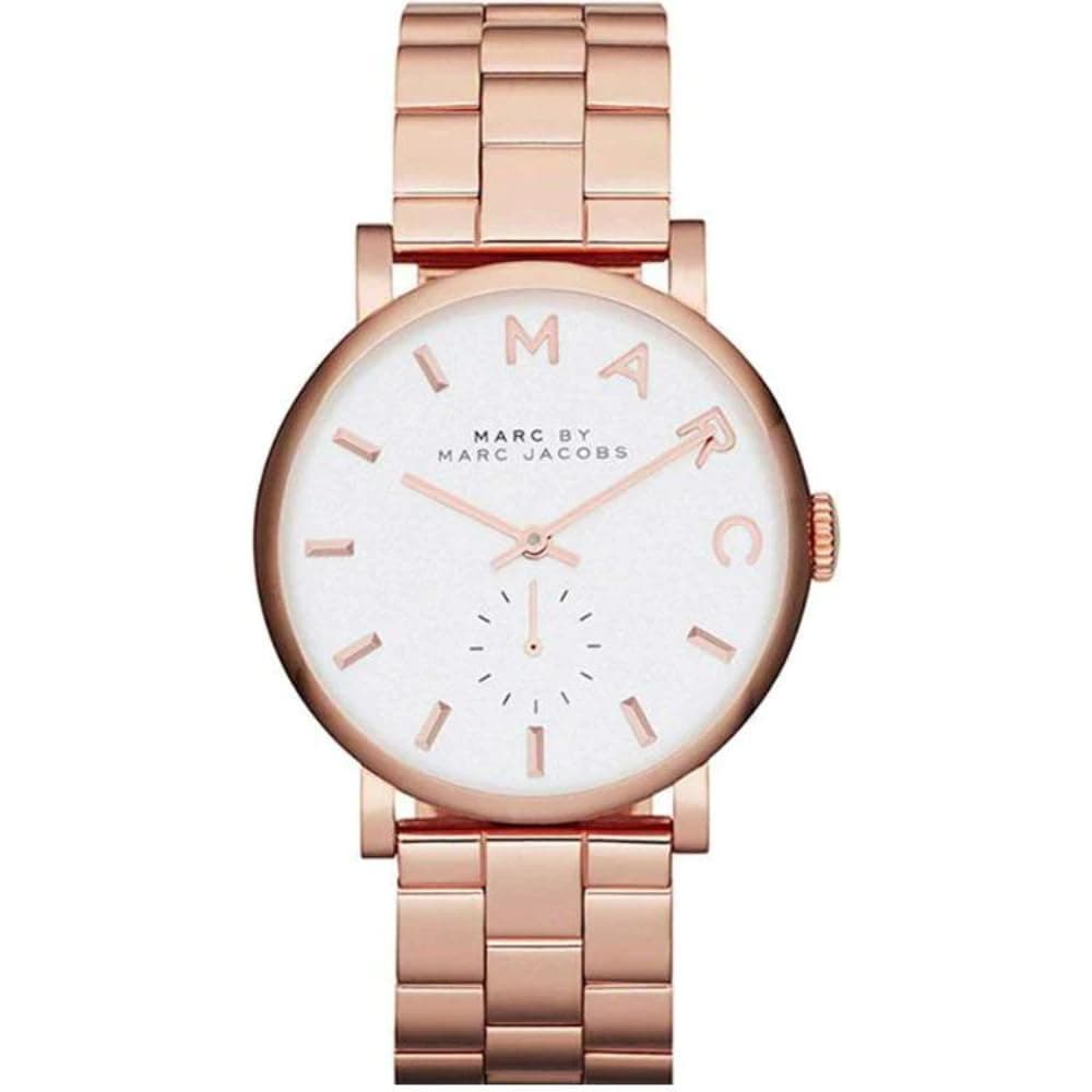 Marc by Marc Jacobs Women's MBM3244 Baker Rose-Tone Stainless Steel Watch with Link Bracelet