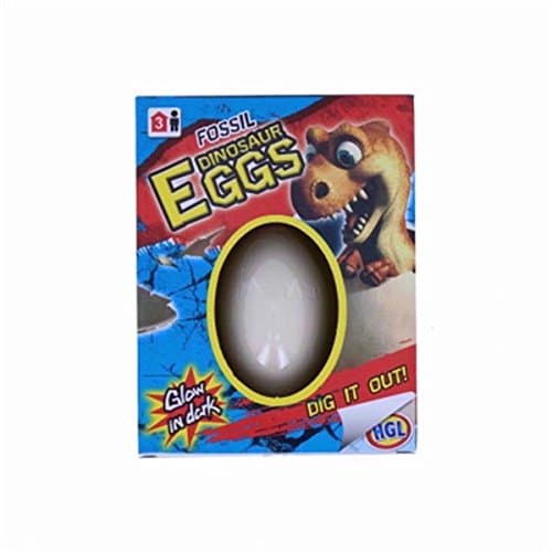 Kids Dinosaur Fossil Egg Glow in the Dark for Boys & Girls Prehistoric Explorer Toy & Games Great Birthday Present & Stocking Filler