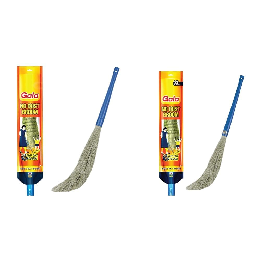 Gala No Dust Broom for Floor Cleaning, Broom Stick for Home Floor Cleaning, Jhadu for Home Cleaning,