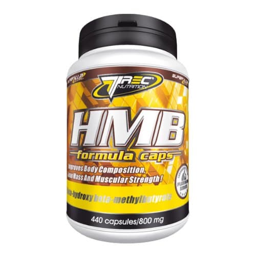Trec Nutrition HMB Formula 440 caps -- 3000 mg per daily serving -- Muscle Growth / Strength / Protects Muscle Wasting