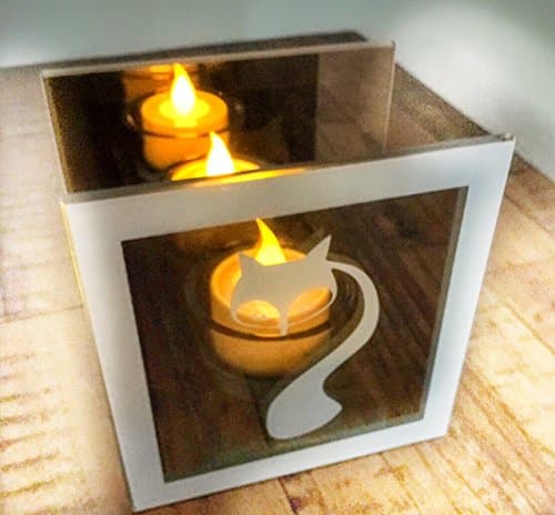 Kin By Nicola-Fox Design Glass Infinity Lights Candle Holder