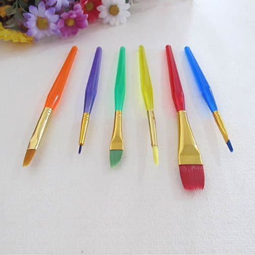 6x Cake Icing Decorating Fine Painting Brush Fondant Dusting Sugarcraft DIY Tool