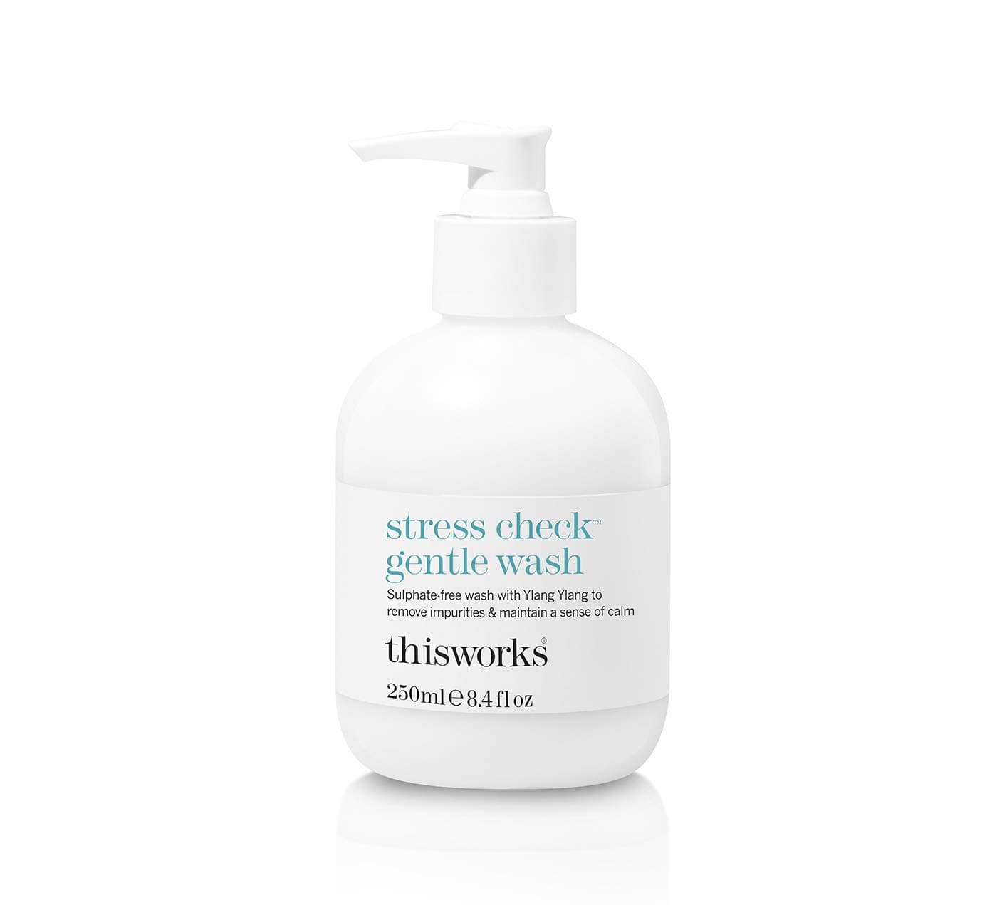 This Works Stress Check Gentle Wash, a Sulphate-Free Skin Cleanser with Ylang Ylang & Vitamin B5, 250ml