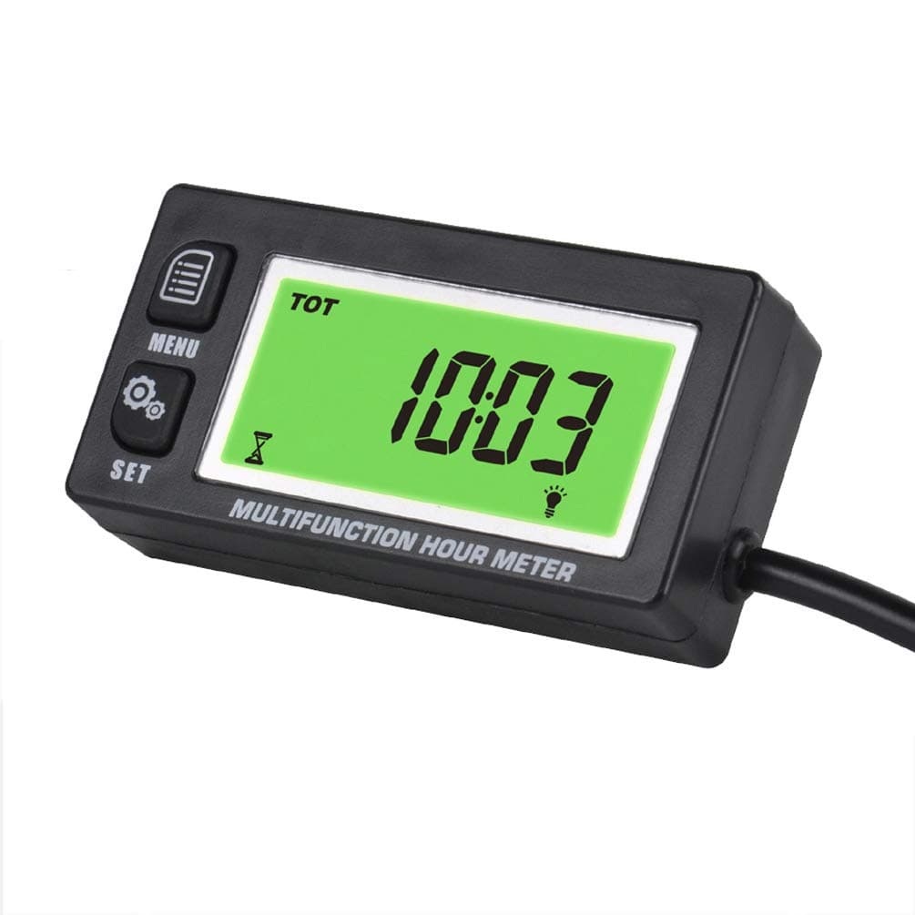 Inductive Tachometer, Hour Meter,Voltmeter, for  Boat Motorcycle  Snow Blower